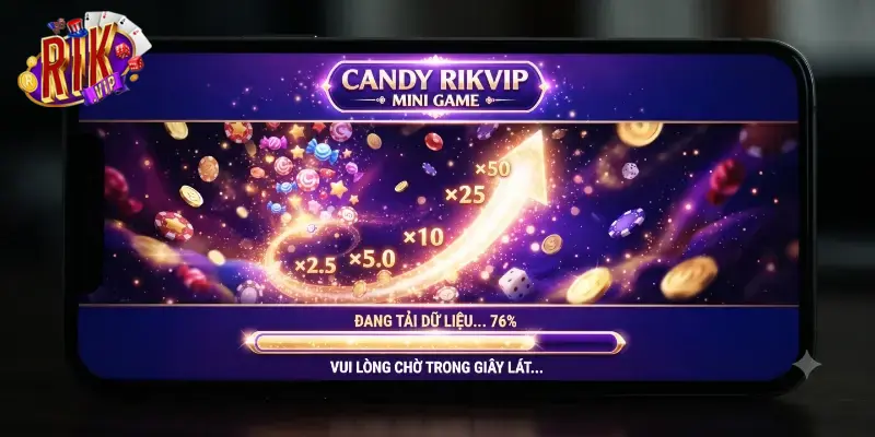 Candy Rikvip trải nghiệm game ngọt ngào cực hấp dẫn cho hội đam mê slots
