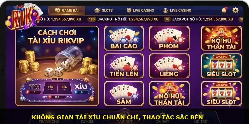 Cách chơi tài xỉu Rikvip - ảnh 2