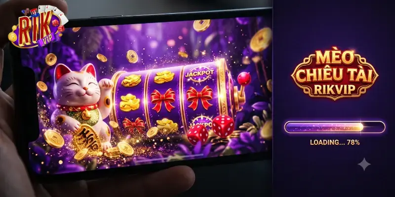 Mèo Chiêu Tài Rikvip game đổi thưởng cuốn hút người chơi mỗi ngày