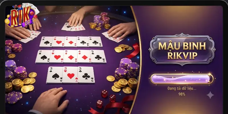 Mậu Binh Rikvip trải nghiệm game bài hấp dẫn với nhiều phần thưởng giá trị